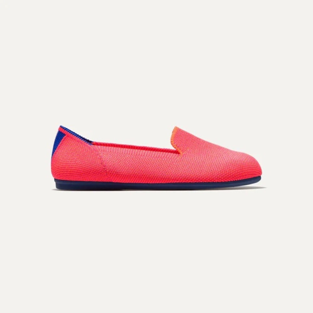 Rothys flamingo kids loafers size 4